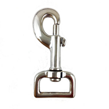 #28 - PACK OF 10 - 3" x 1" Swivel Strap Eye Bolt Snap, Zinc Die Cast. 110 lbs Safe Working Load.